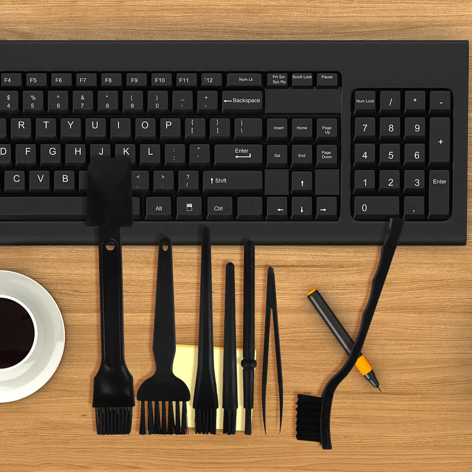 7点セット 静電気防止キーボードブラシセット ノートパソコン - Laptop Accessories Cleaning Kit のレビューと価格
