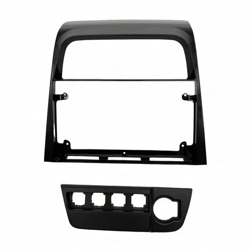 9Inch Frame Audio Fitting Adaptor Dash Trim Kits For VW Golf G6/Voyage/Saveiro 08-12 Double Din Radio Player Facia Panel-A97E
