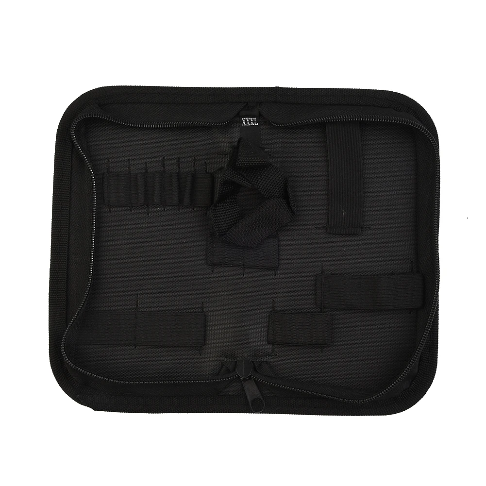 Oxford pano ferramentakit saco oxford kit de ferramentas saco prático oxford pano utilitário saco de armazenamento para bolsas e ferramentas de reparo 011kg preto