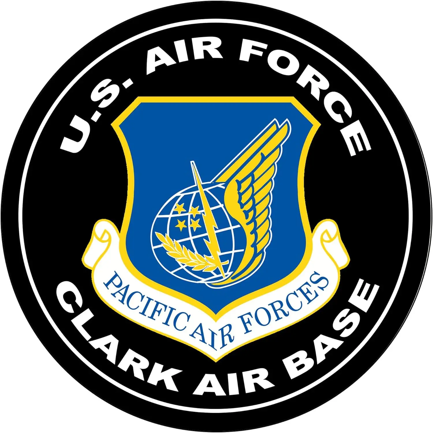 

Vintage Gas Sign Reproduction Vintage Metal Signs Round Metal Tin Sign For Garage And Home 8 Inch Diameter – US Air Force Clark