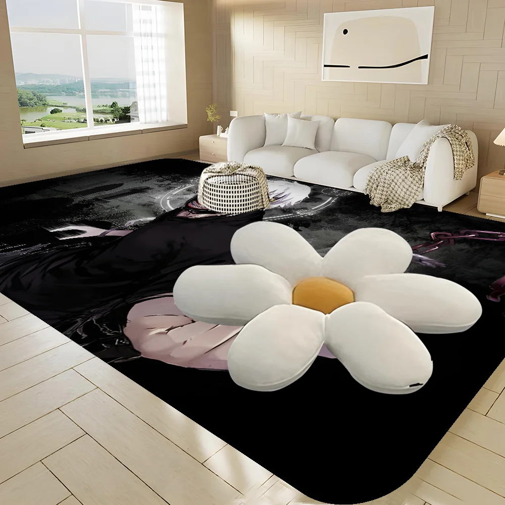 Tokyo Ghoul Hallway Carpet Non-Slip Laundry Room Mat Laundry Decor Balcony Child Living Room Toilet Rug