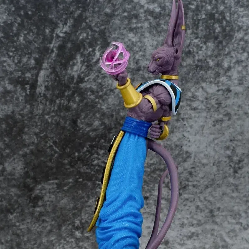 Figura Dragon Ball Z Beerus para Crianças, Anime, Super God of Destruction, coleção de figuras, modelo artesanal, brindes, 30cm