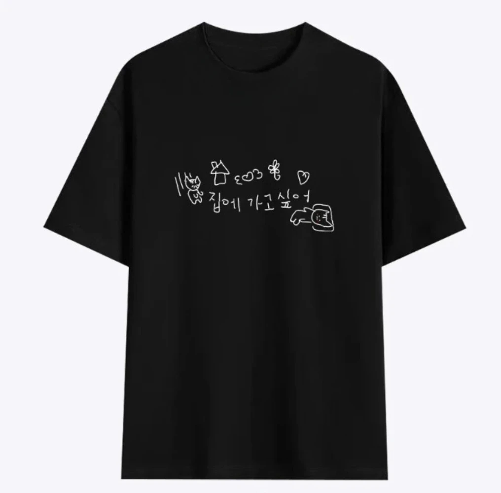 Korean Cute Cat Happy Life Doodle Short-sleeved Printed T-shirt Top Women Kawaii Line Art Cat Meme Graphic Casual Y2k Streetwear