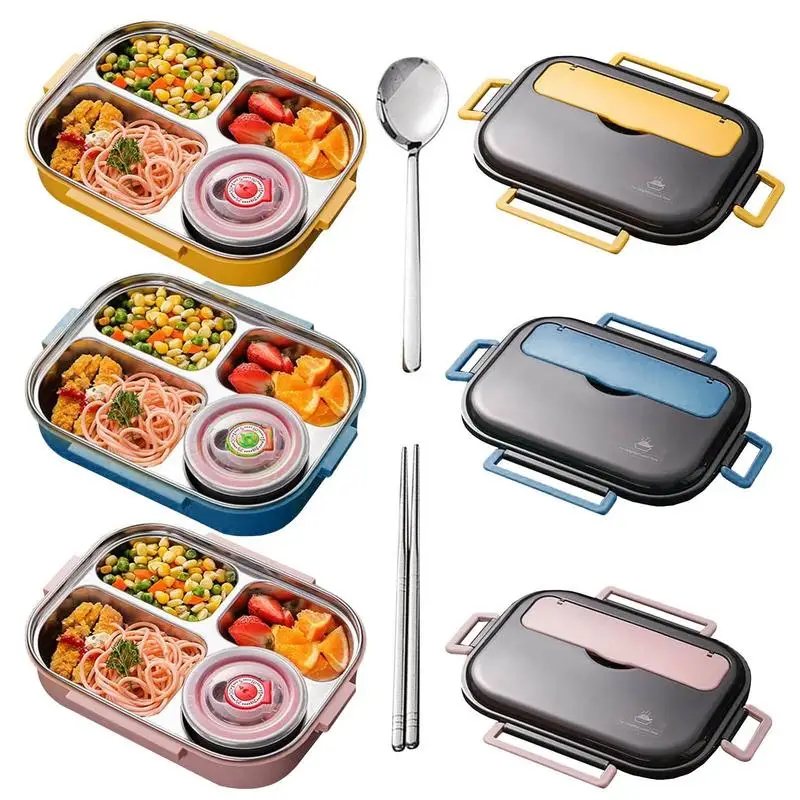 

Leak Proof Lunch Box Containers Portable Insulated Microwave Safe Bento Lunch Box With Compartments 1500ml Large Capacity box