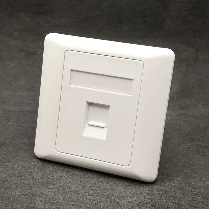 Wtyk sieciowy 10G do 1-portowego gniazda interfejsu LAN CAT7 Panel ścienny CAT.7 RJ45