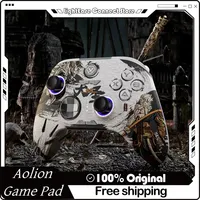 2025 Aolion Wireless Gamepad Gaming Controller  With Pc/Switch/Ios/Android/Steam Black Myth Wukong  Rgb Hall Effect Compatible