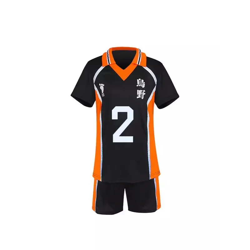 كوس هايكيو!! أزياء Haikyuu التأثيرية Karasuno Koukou المدرسة الثانوية للكرة الطائرة نادي هيناتا شويو كاجياما توبيو ملابس رياضية الفانيلة