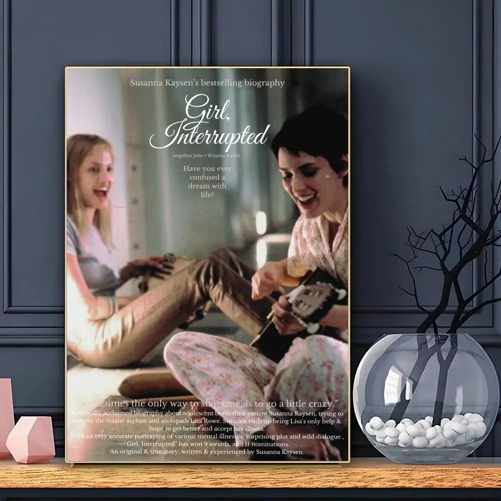 Film-Poster „G-Girl Interrupted“, moderner ästhetischer Wandkunstdruck, minimalistisches Poster, Schlafzimmer, Wohnzimmer, Heimdekoration, Geschenk – Detail 12