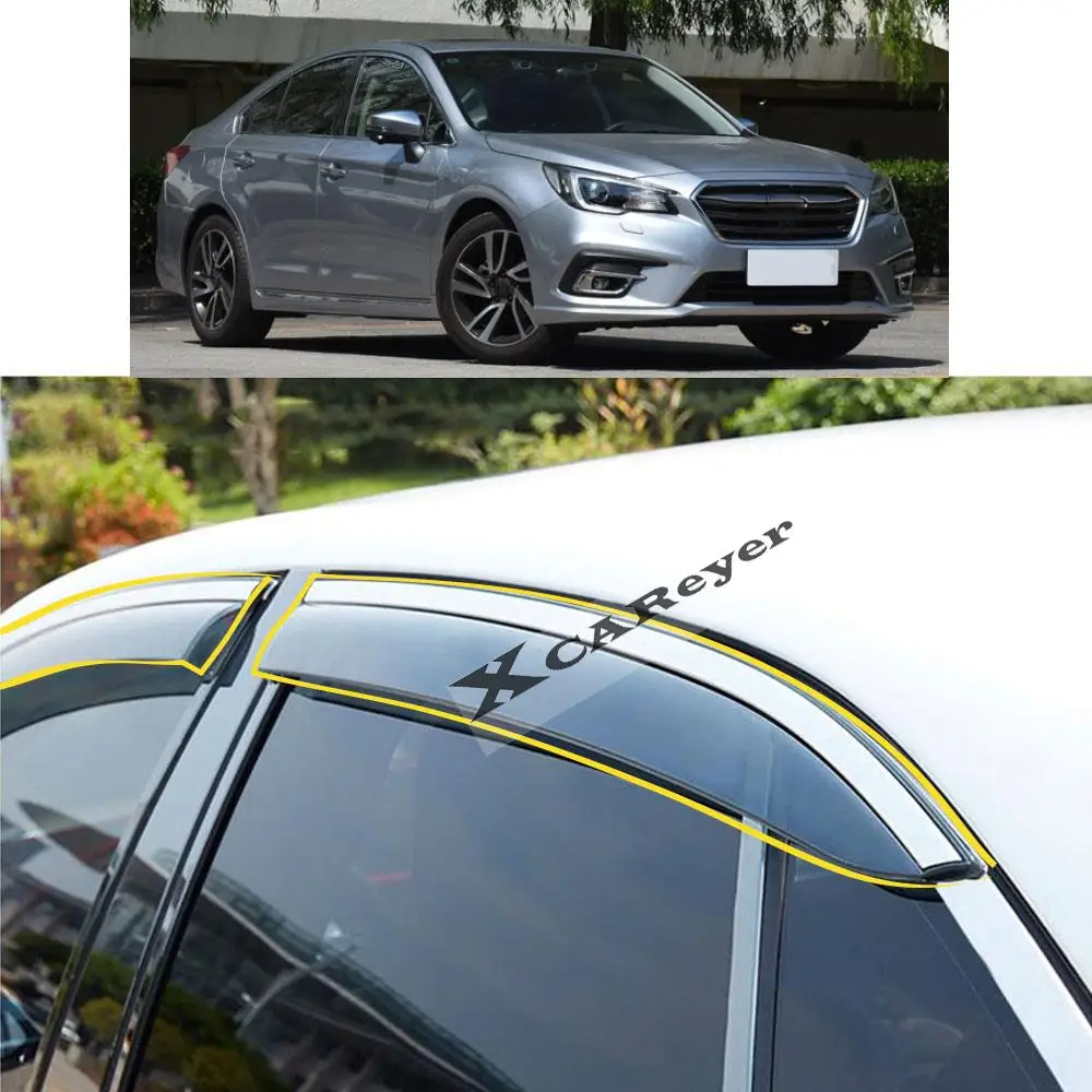 

For SUBARU LEGACY Sedan 2015 2016 2017 2018 2019 2020 Car Sticker Plastic Window Glass Wind Visor Rain/Sun Guard Vent Parts