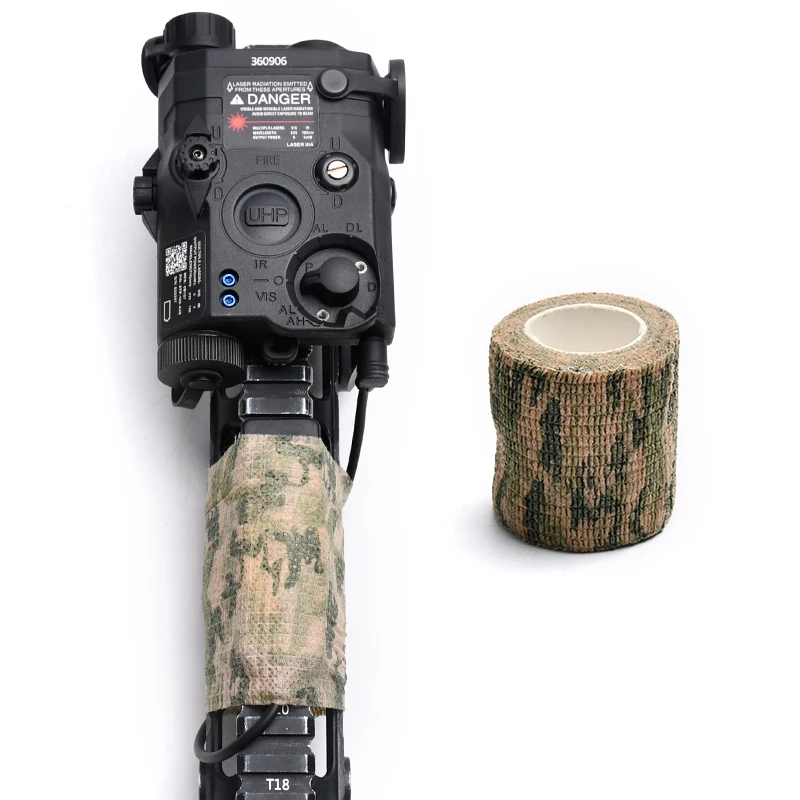 التكتيكية الادسنس PEQ-15 PEQ15 LA5C ريد دوت مؤشر الليزر التمويه غير مرئية الشريط كشاف ضوء LED ستروب مصباح يدوي #6