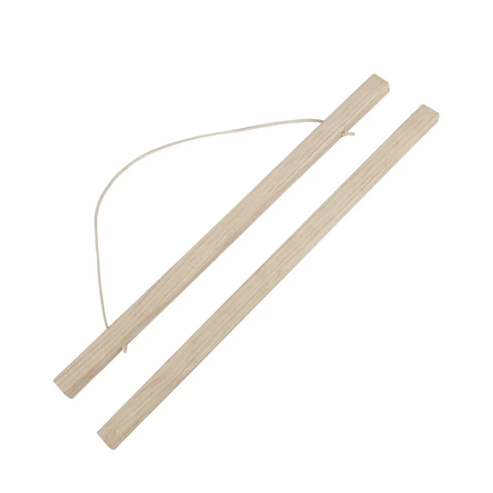 Wooden Scroll Painting Hanging Frame Magnetic Poster Holder for Large Wall Prints and Photos