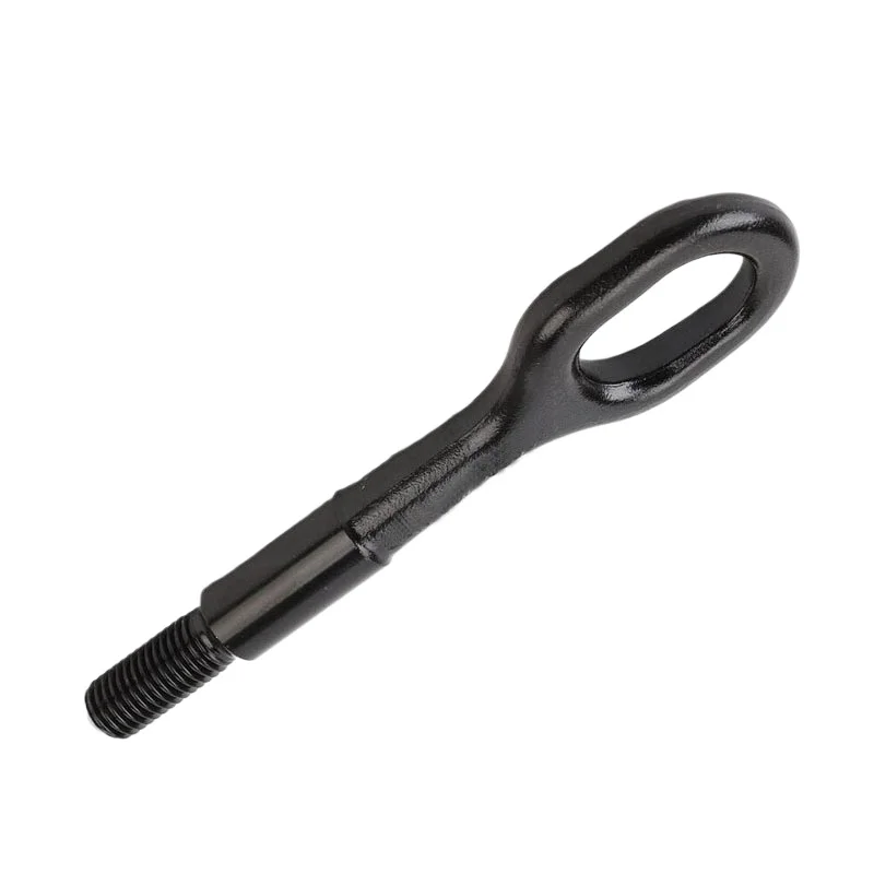 1077570 1 шт. буксировочные крючки с черным покрытием, буксировочное кольцо переднего бампера для TESLA Model 3 Y S X 2017-2023