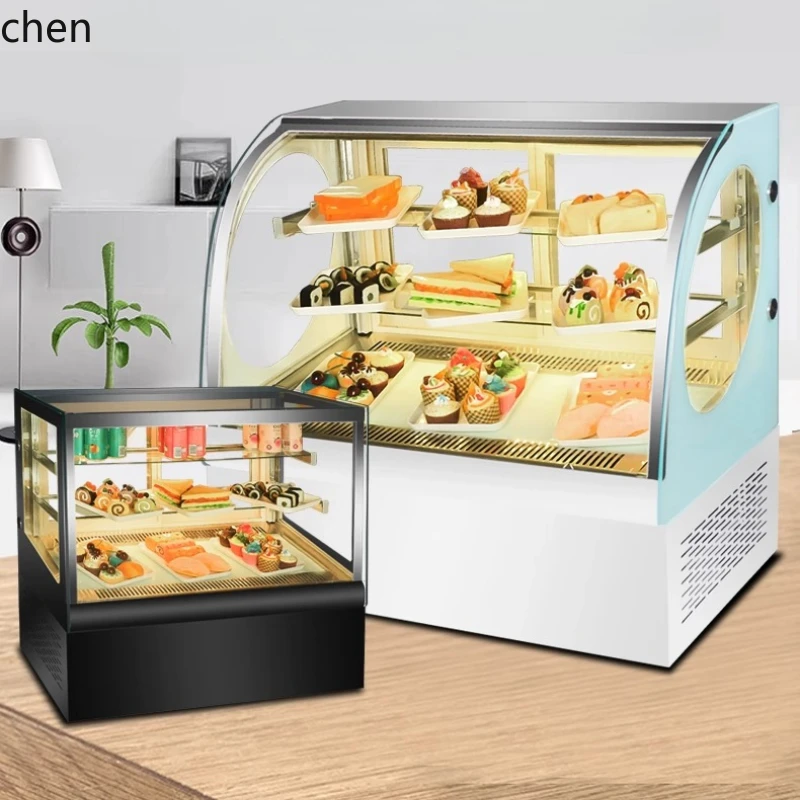 

HXL cake cabinet right angle fruit desktop fresh commercial dessert display refrigerator