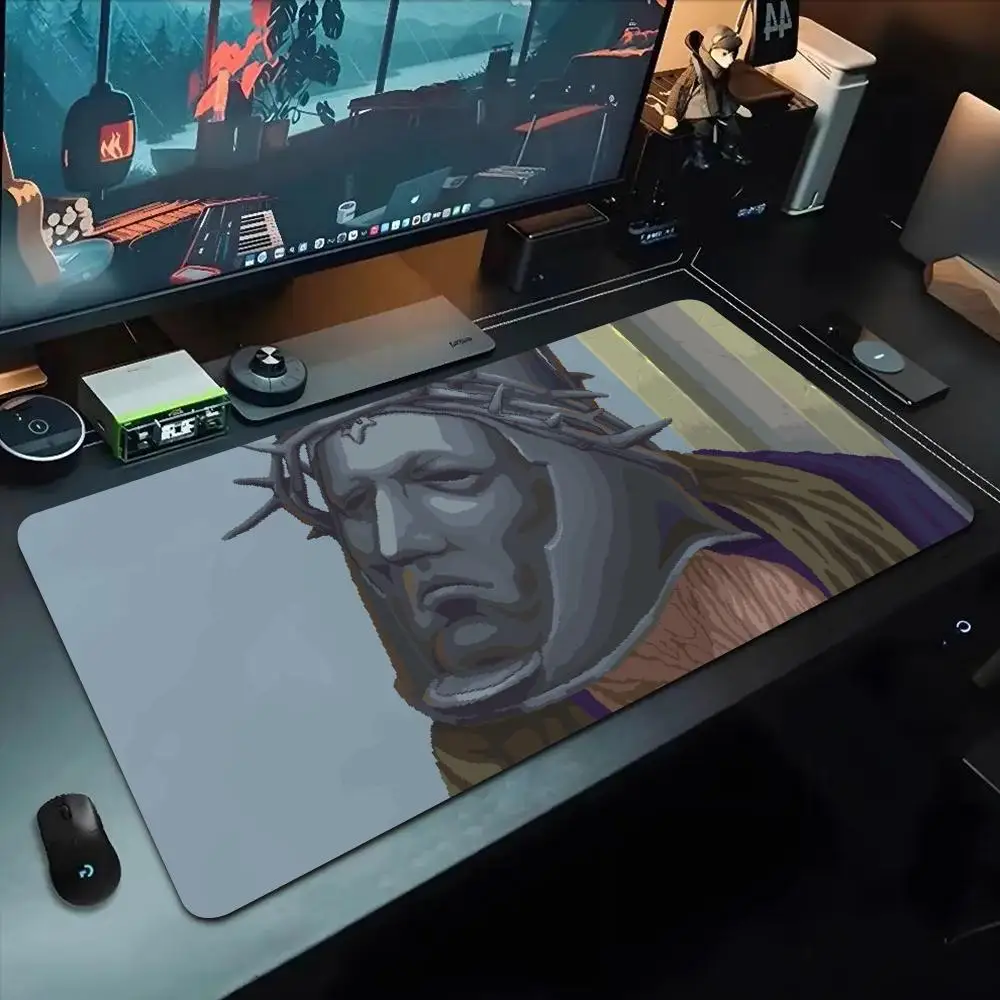 

blasphemous Mouse Pad 500X1000 mm Large Gaming Mousepad Gamer XL Rubber Otaku Keyboard Pad Laptop Desk Mat