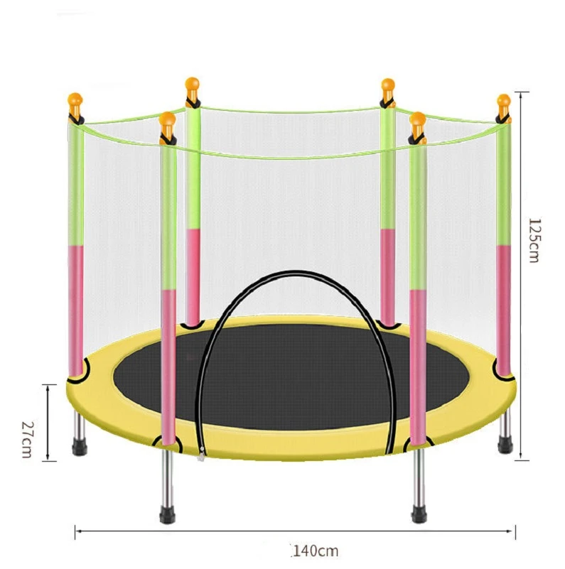 

Best selling Children's Trampoline indoor and outdoor playground Round Elastic trampoline