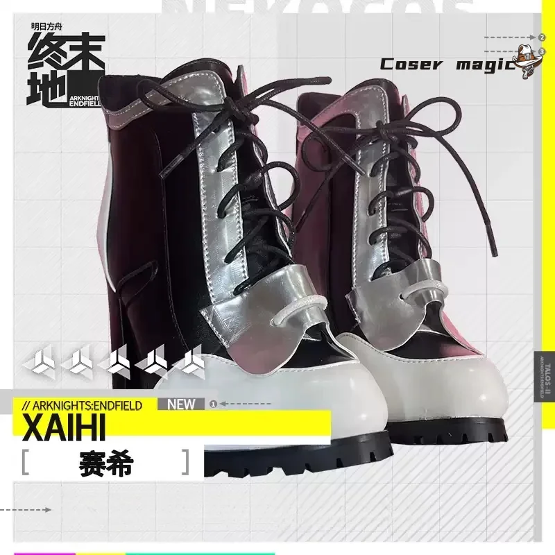 Game Arknights Xaihi Cosplay Costume Shoes Anime Character Halloween Carnival Party Prop