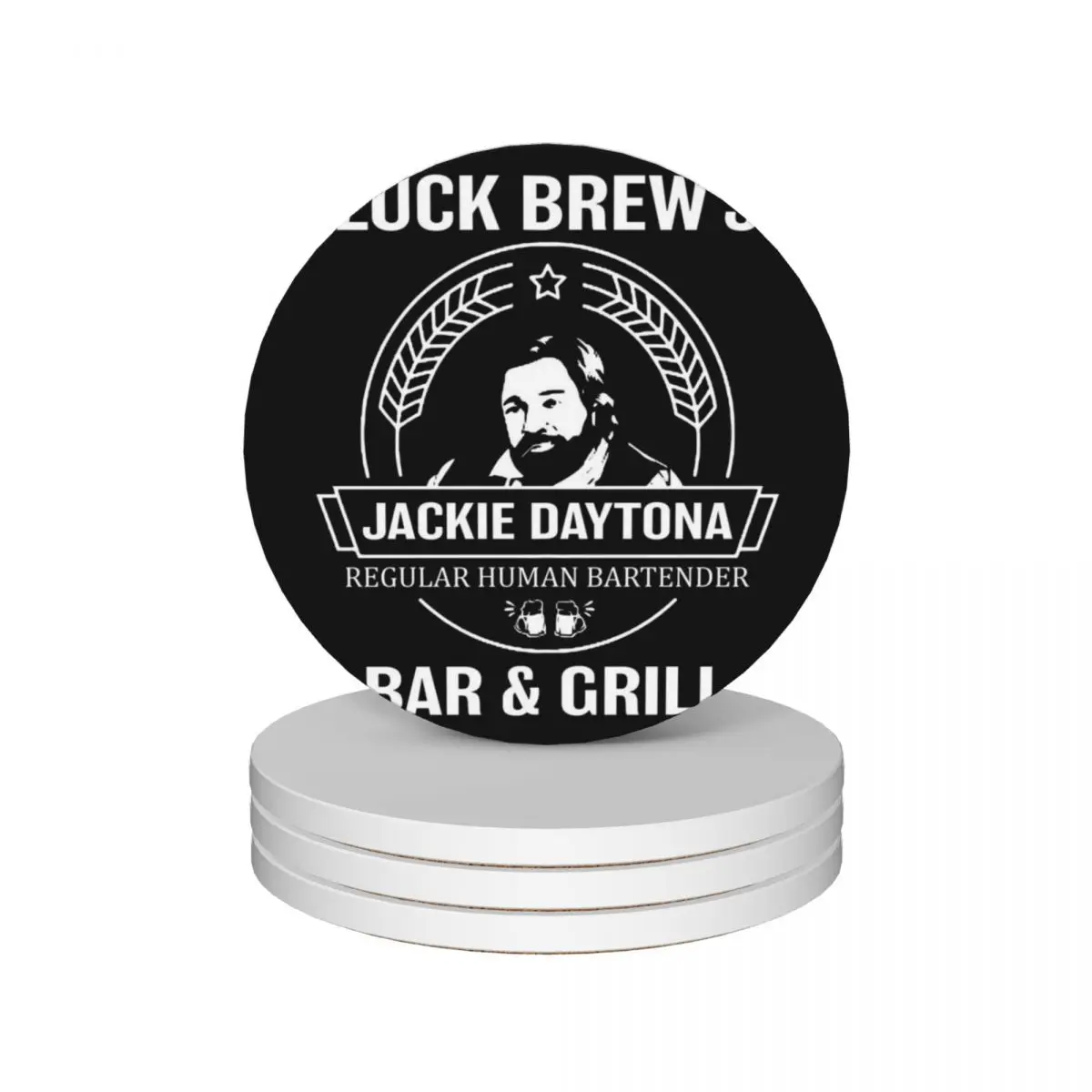 

What We Do In The Shadows Jackie Daytona Ceramic Coasters (Set of 4) personalize original funny Cup for tea Coasters