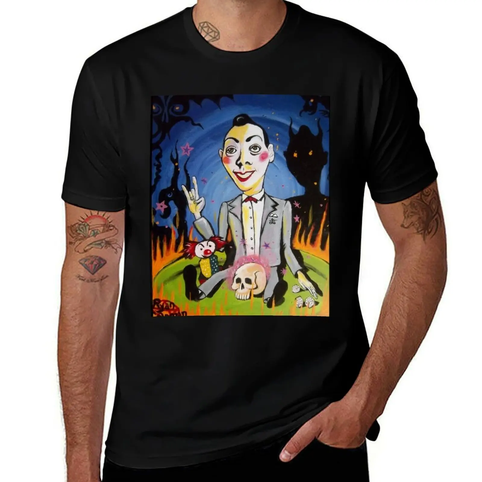 The Shadows of Pee Wee's Playhouse T-Shirt g man t shirts for men T-Shirt