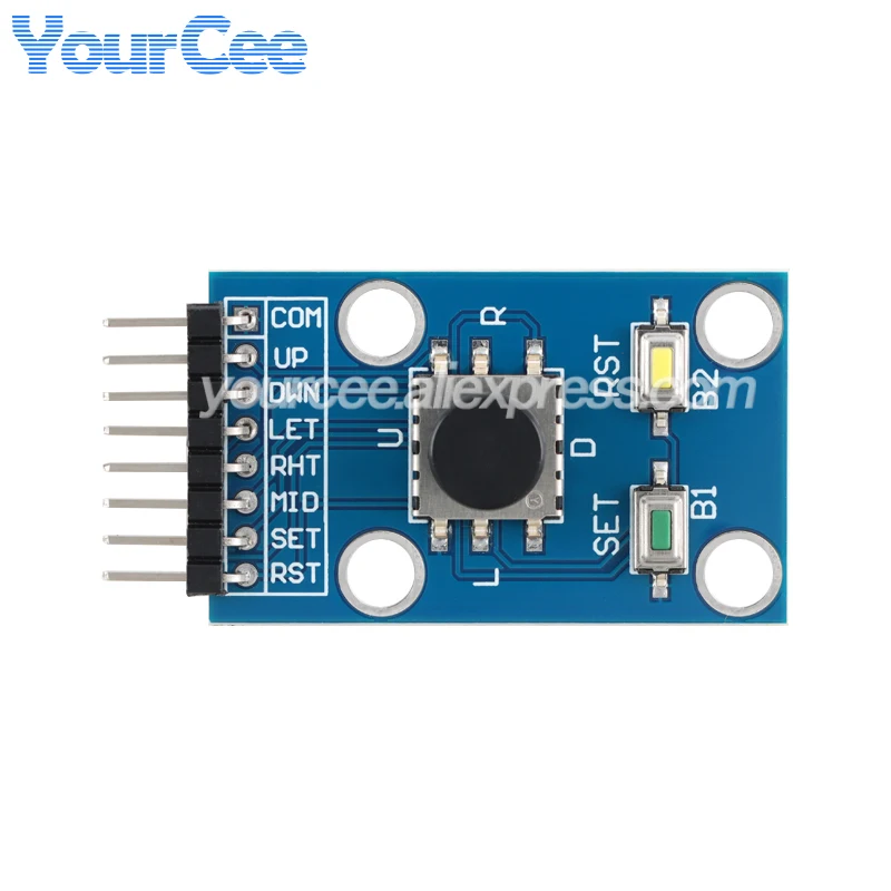 5pcs/1pc Five-way Direction Navigation Key Switch Module 5D rocker single-chip independent keyboard switch button 3.3V 5V