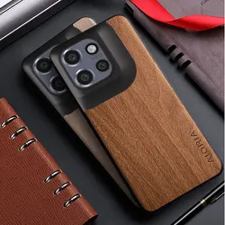 Case for Motorola Edge 50 neo pro x50 Ultra  funda bamboo wood pattern Leather back cover for Moto G Power Stylus Play 2024 case