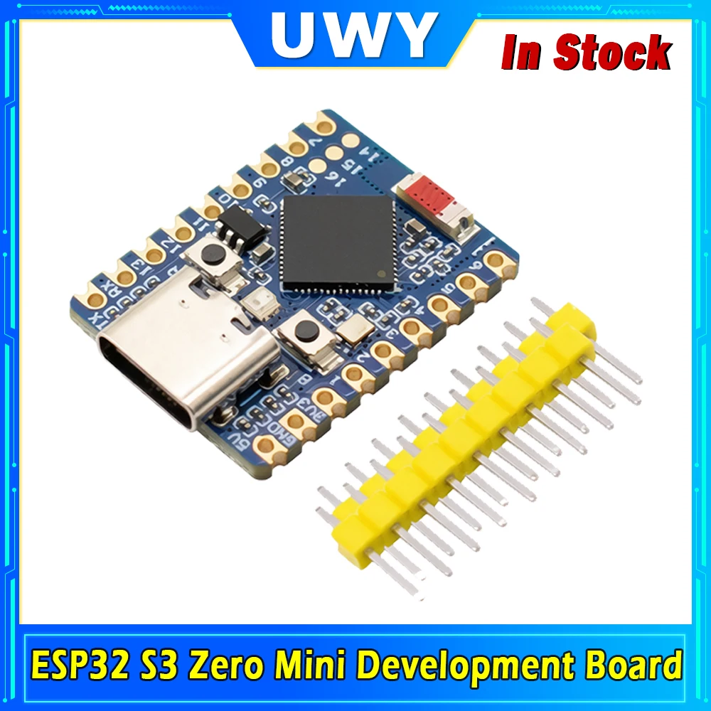ESP32-C3-Zero / ESP32-S3-Zero Mini Development Board RISC-V MCU Type-C CH340 USB 2.4G WiFi Bluetooth Tiny IoT Wireless Module