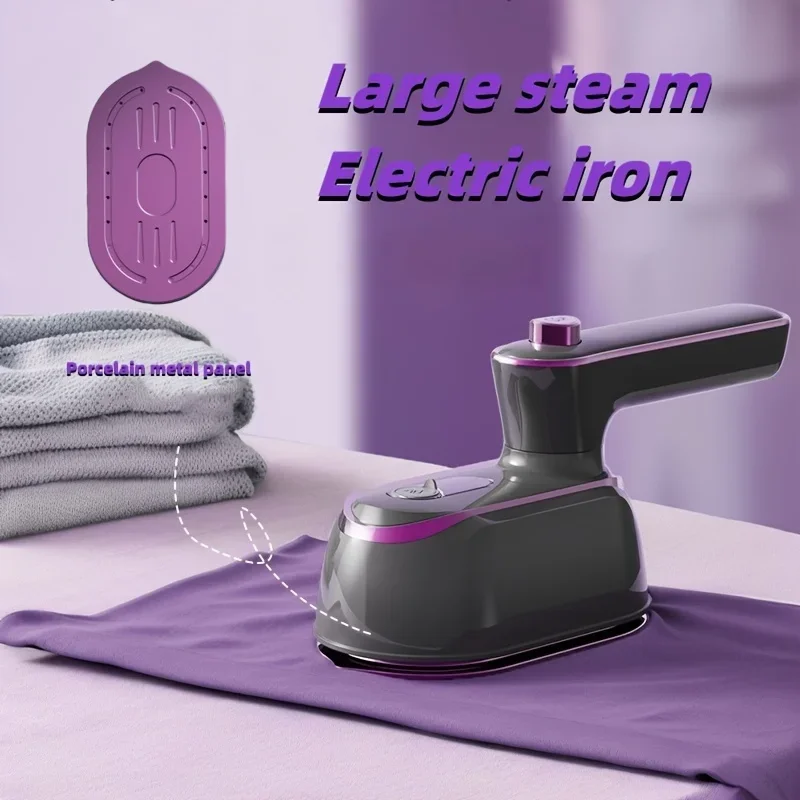 1pc Steam Iron, Handheld Ironing Machine, Suitable For Portable Mini Steam Irons On Clothes, Handheld Steam Iron, Supporting Dry