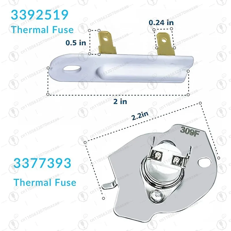 279838 W10724237 Dryer heating element for Whirlpool Wed4815ew1, etc