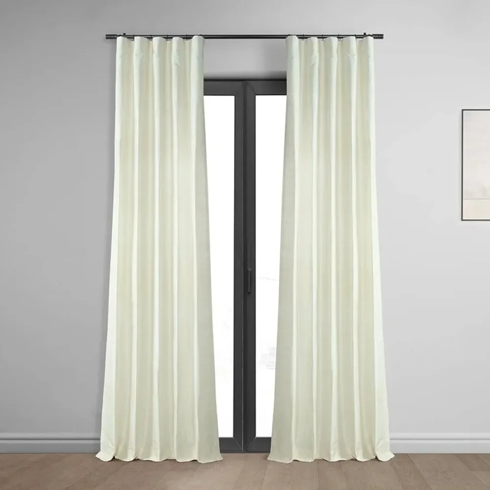 Living Room 50 X 108 (1 Panel) Windproof Curtain Models Textured Dupioni Silk Curtains for Bedroom Pearl Freight Free Blinds