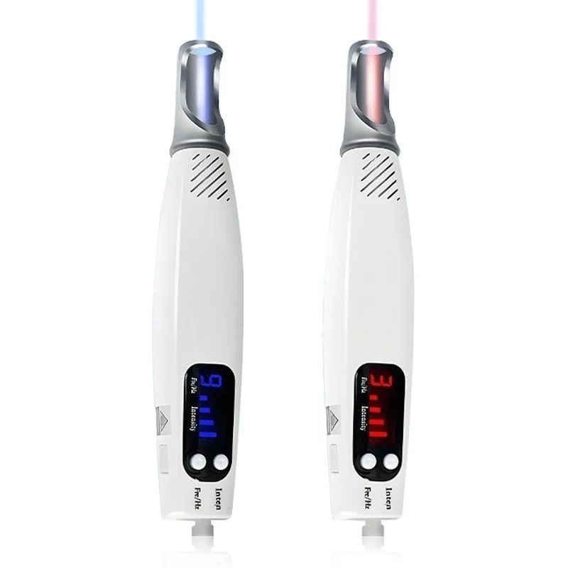 Portable Handheld Red Blue Light Beauty Pen Mini Home Use Facial Skin Care Beautifying Instrument