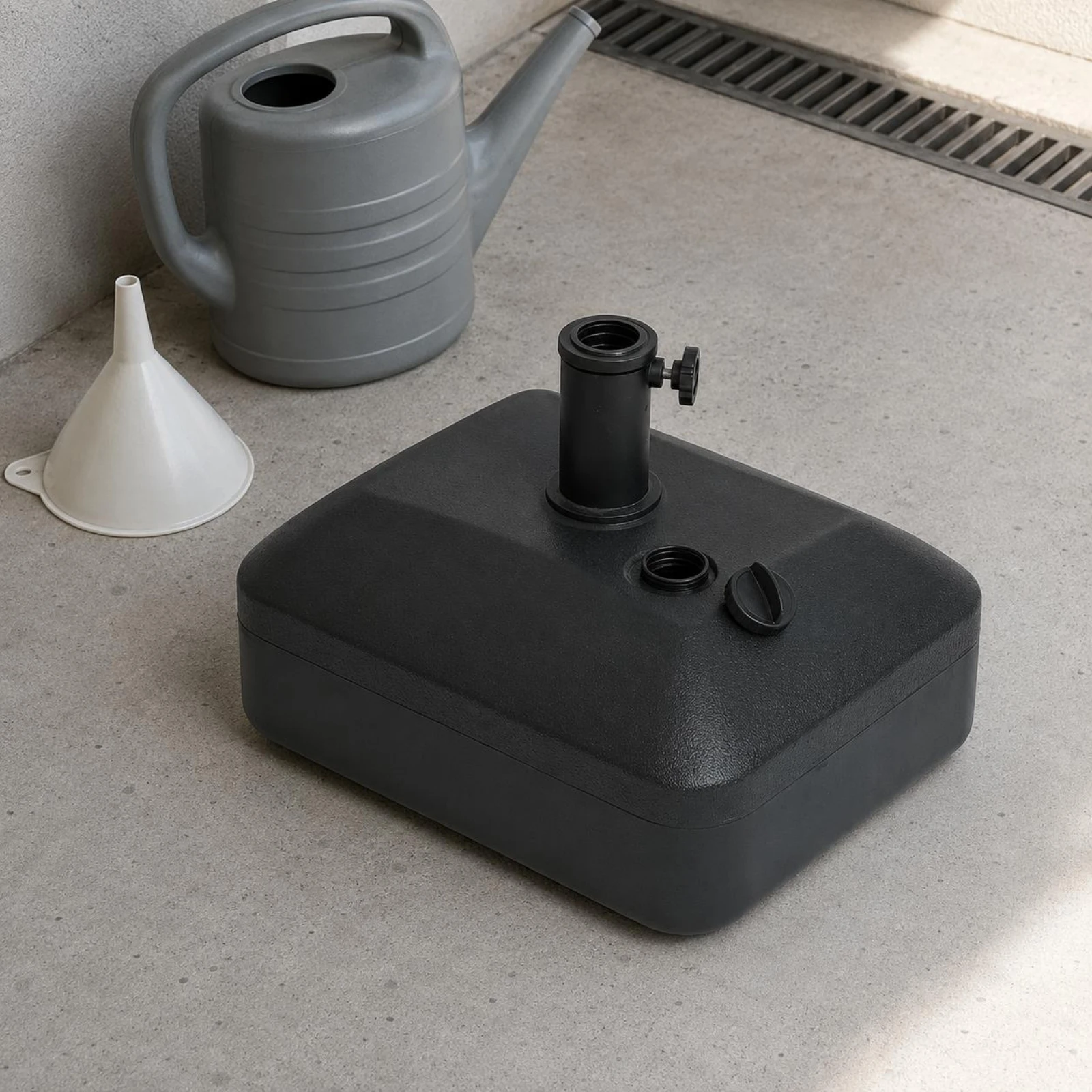 Fillable Umbrella Base Tightening Knob Outdoor Fixture