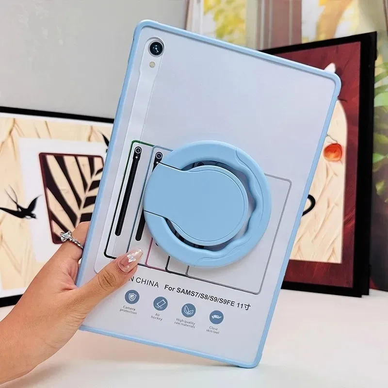 �y�Z�[�����z��]���t���X�g�P�[�X �V�^Samsung Galaxy Tab S10 Lite 10.9�C���` S10 FE S9 S8 S7 A11 Plus A9 8.7�C���`�p �Ȃ���h�~�t���J�o�[