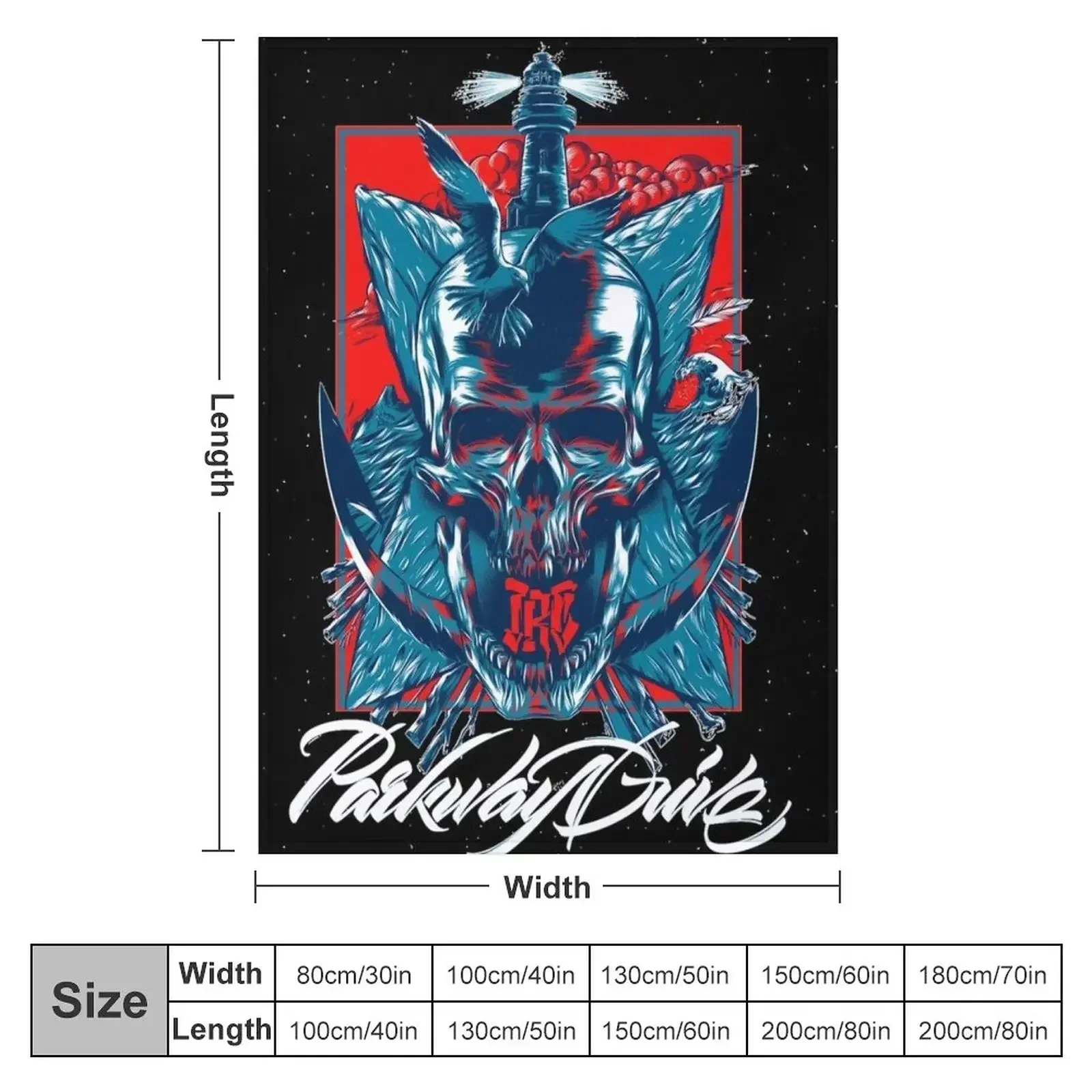 Parkway Drive Throw Blanket Summer Blankets For Sofas Decorative Beds Decoratives Soft Beds Luxury Brand Blankets