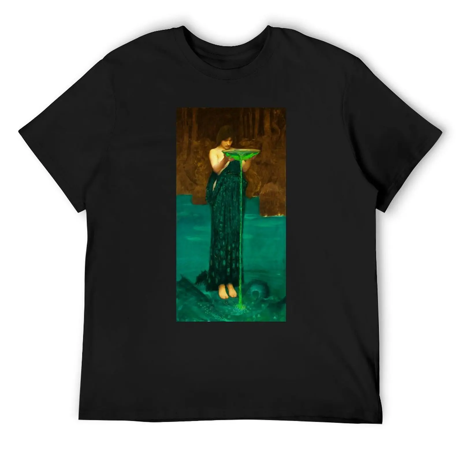 John William Waterhouse Circe Invidiosa T-Shirt summer tops summer clothes cute tops mens workout shirts