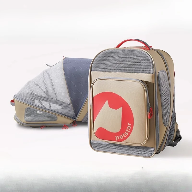 

Cat bag breathable out bag expandable portable travel shoulder handbag