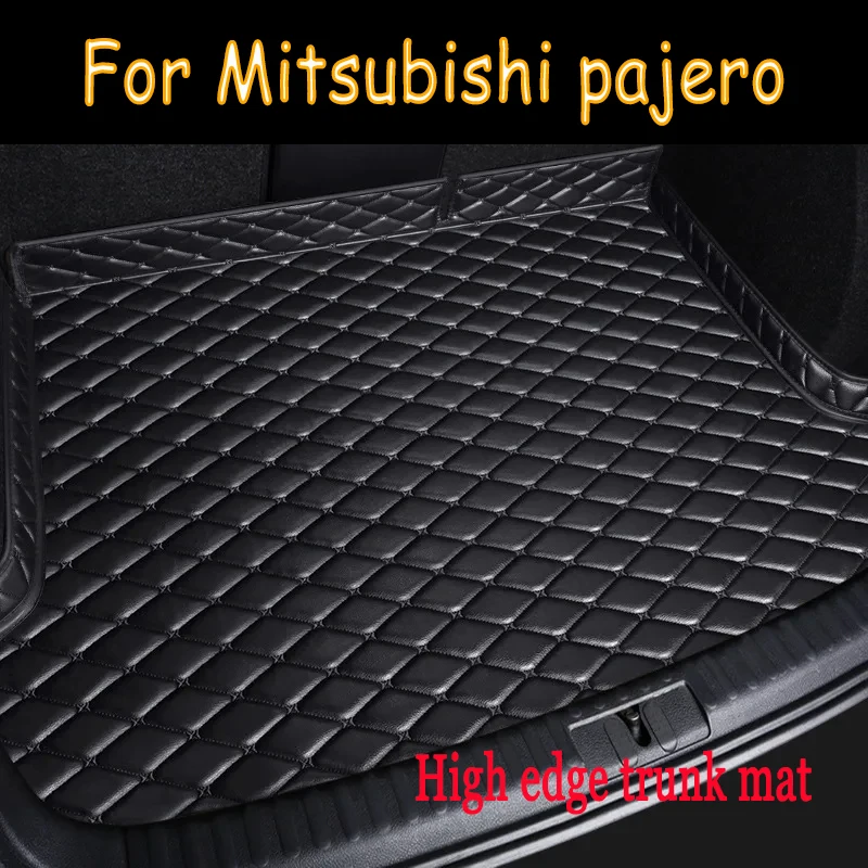 

Car trunk mat for Mitsubishi pajero sport 7-seats 2011-14 2015 2016 2017 cargo liner carpet interior accessories cover