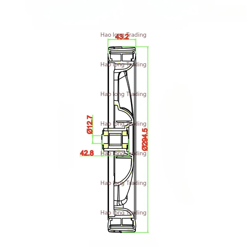 Imagem -05 - Roda Traseira do Cortador de Grama de 294 mm para Husqvarna Mcculloch 5324035 09 5324327 49 532403509 532432749