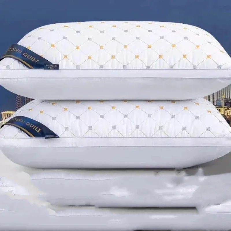 2pcs/set Dormitory Single Pillow Core Hotel Pillows Specifically Designed for Cervical Spine Protection and Sleep Aid Home Use