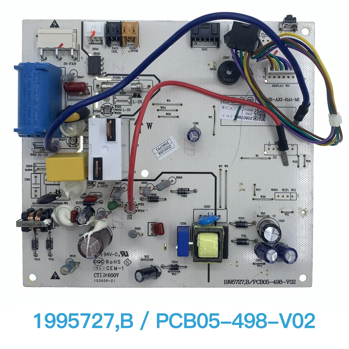 1995727.B PCB05-498-V02 Air Conditioner Indoor Unit Circuit Control Board for Hisense, Fuji