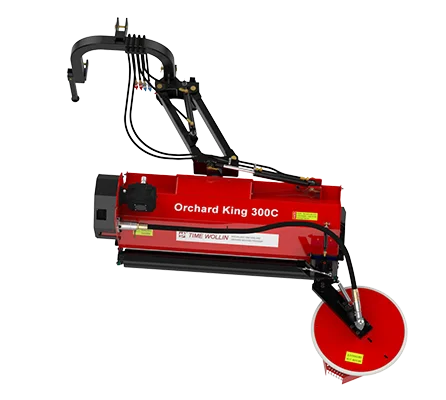 Orchard King 300C small farm font walk behind remote control flail mower orchard