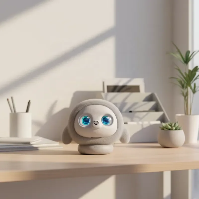 Smart Interactive Plush Toy for Kids Emotional Education Companion Desktop Robot App Control Personal Assistant Soft PP