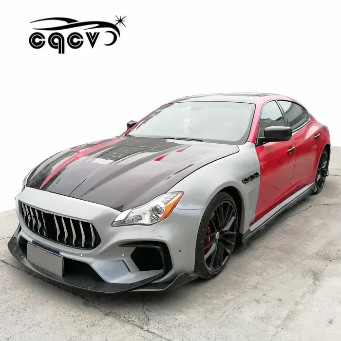 Body kit for Maserati quattroporte front bumper rear bumper side skirts and fenders for Maserati quattroporte facelift