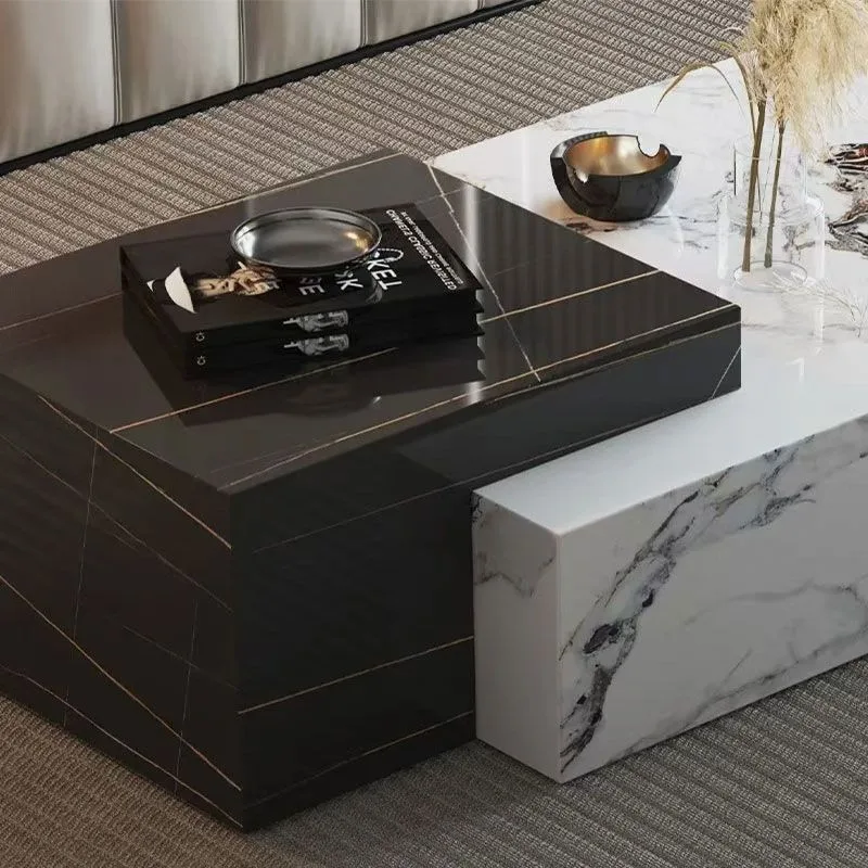 إطار طاولة القهوة الجمالية تصميم واضح طاولة القهوة الفاخرة الحديثة مجلة غرفة نوم ميسا سنترو صالون الأثاث الملحقات