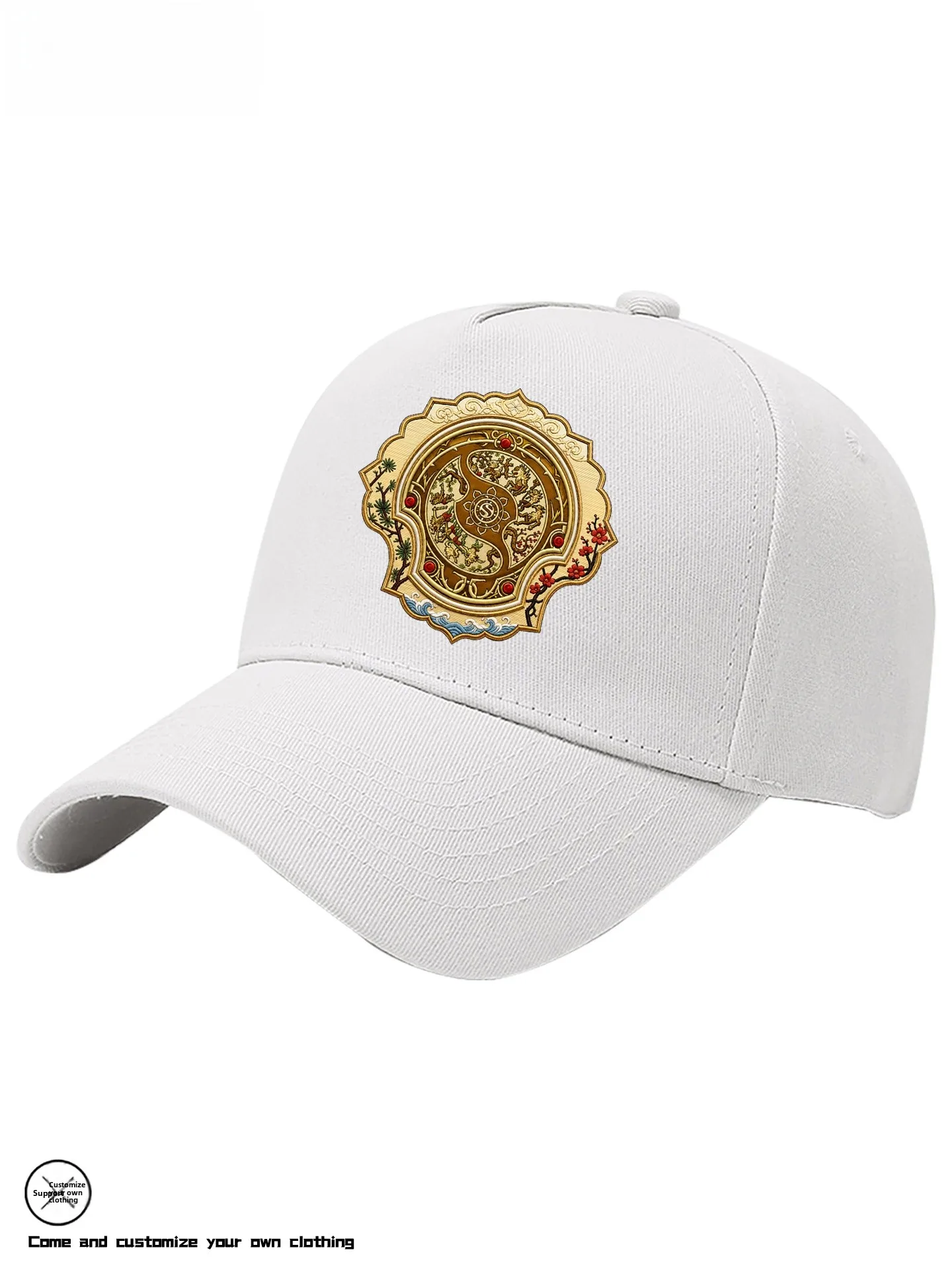 Dota2ti15 Shanghai Invitational 2026 New Invaluable Shield Baseball Cap Men's Sun Protection Outdoor Casual Cotton Hat