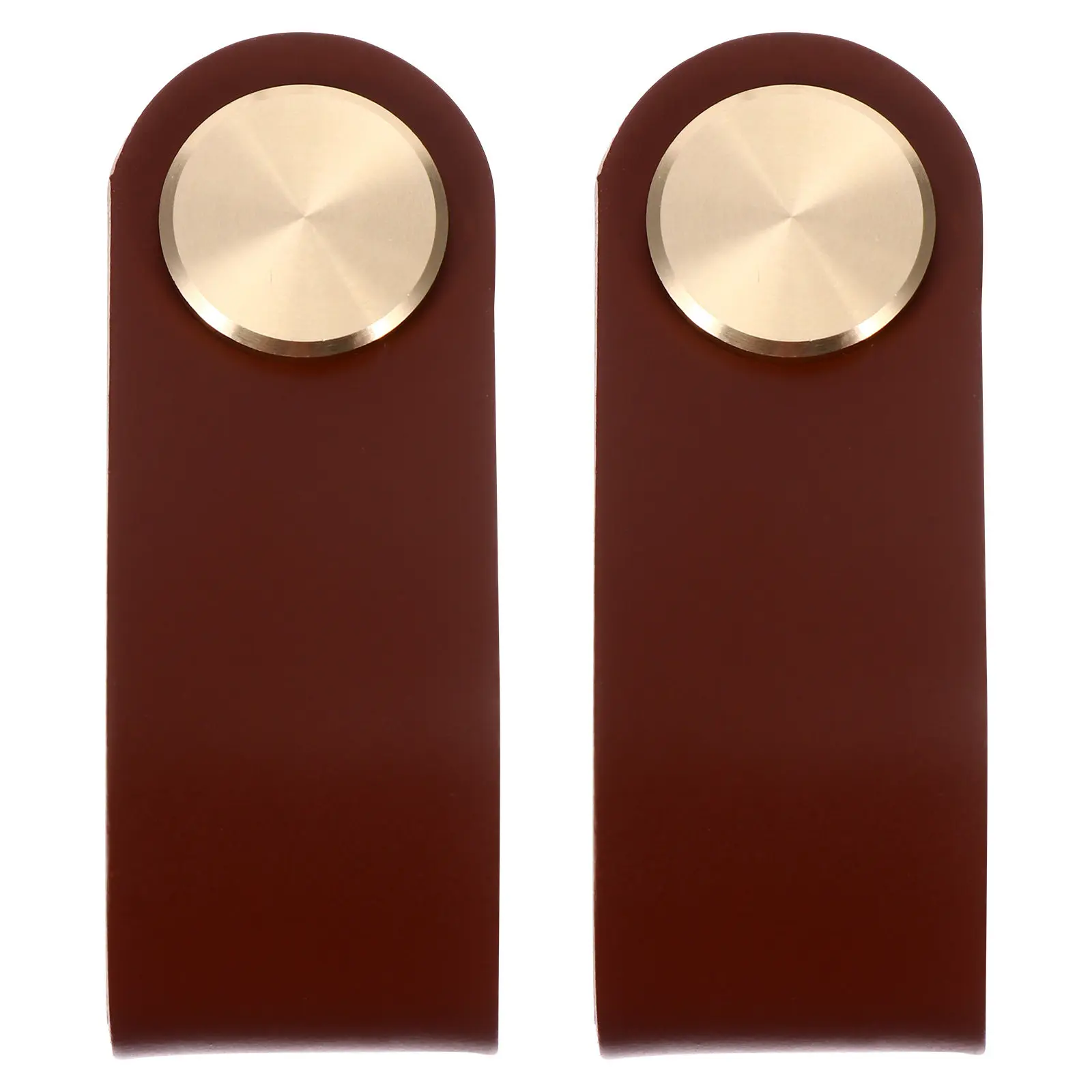 2Pcs Stylish Cabinet Pull Handle Drawer Puller Wardrobe Knob Glass Door Hardware Rustproof Metal Decoration