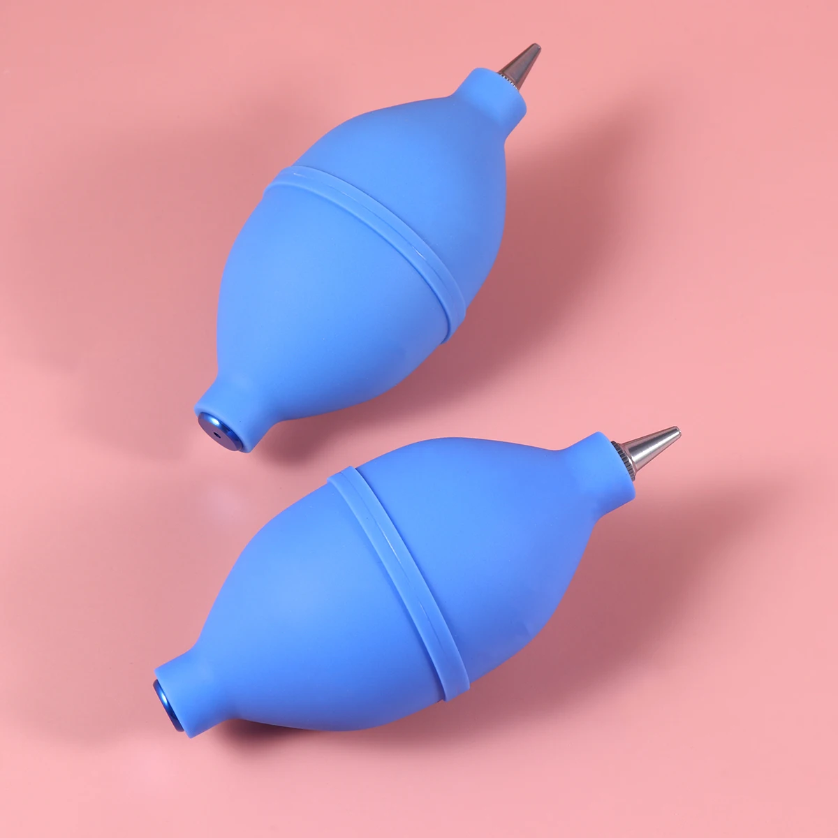 2 قطعة منفاخ الهواء سيليكون الأزرق ضغط لمبة للكاميرا عدسة الكمبيوتر العصارية منظف الغبار حقنة لمبة منفاخ الغبار التصوير #3