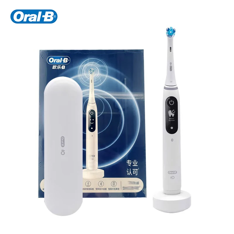 Oral B Elektrische tandenborstel IO-serie Oplaadbaar Waterdicht Slimme roterende timing Elektronische tandenborstels iO2 iO3 iO4 iO7 iO9