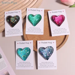 1Pcs Love Heart Pocket Hug Gift Love Token Expressing Long Distance Thoughts For Couples Valentine’s Day Gift