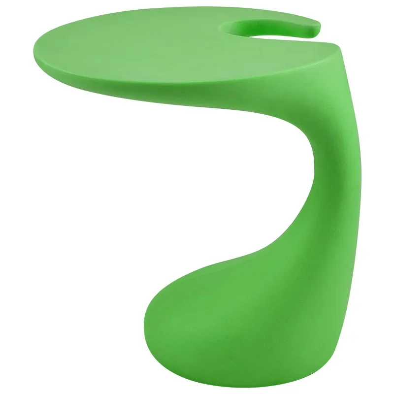 Nordic creative special-shaped sofa side table simple household plastic coffee small apartment balcony