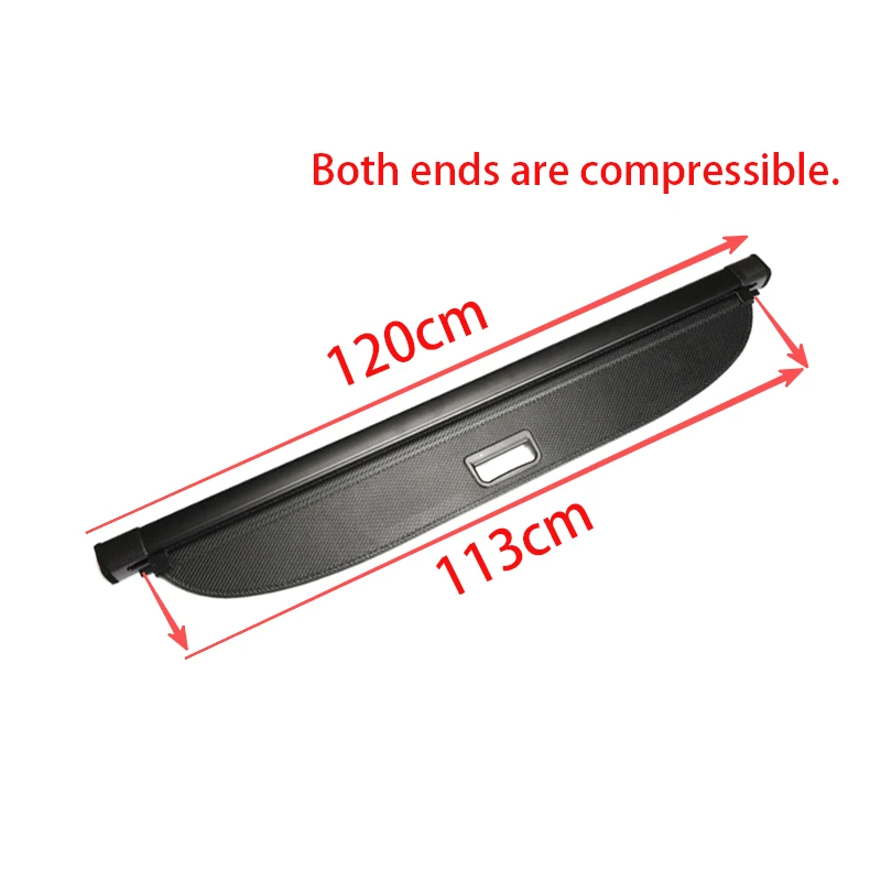 Trunk Curtain Cover Organizer For Mercedes Benz GLC 2015-2022 SUV Rear Rack Partition Shelter Shield Shade Luggage Cargo Storage
