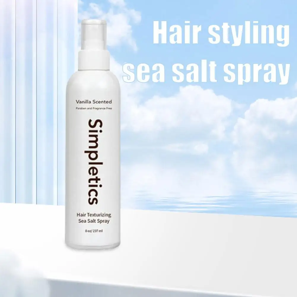 Natural Sea Salt Spray For Hair Men Women Nourishing Hair Care Styling Spray Instant Volume Moisturized Curls Hair Shaping Oil